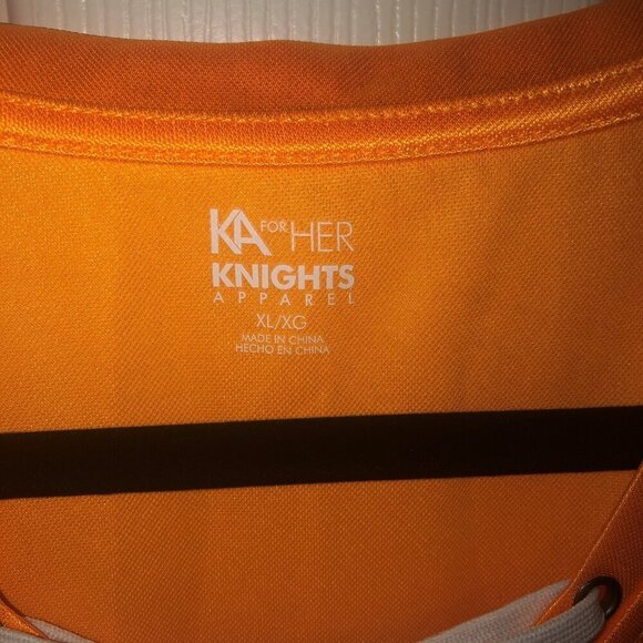 KA for Her LSU purple/gold jersey top tiger emblem both sleeves sz XL worn once - Picture 4 of 5